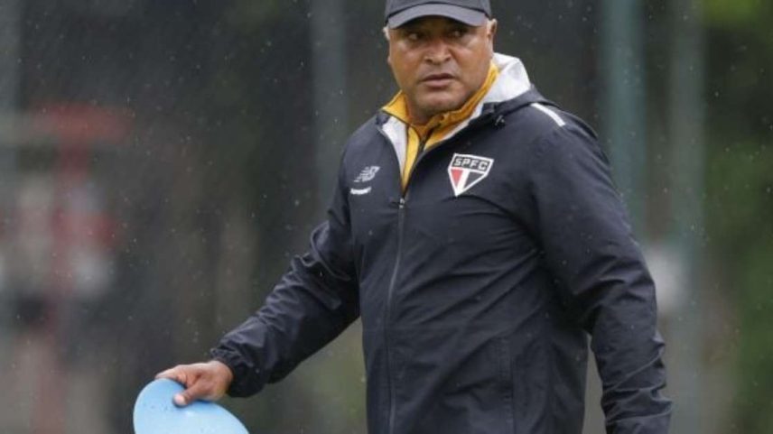 Pablo Maia em treino nesta segunda-feira no São Paulo –