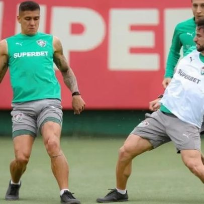 Martinelli treina com elenco do Fluminense e avança na recuperação