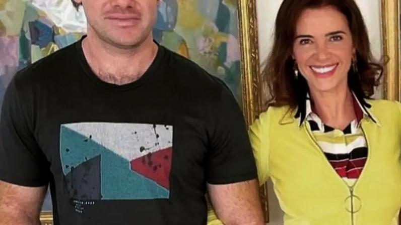 Luma de Oliveira e seu filho Thor Batista.
