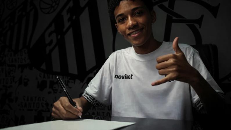 Novo contrato de Robinho Jr. com o clube vai até 30 de março de 2031