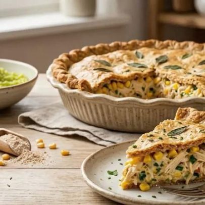 Torta de frango com milho: receita saudável e prática