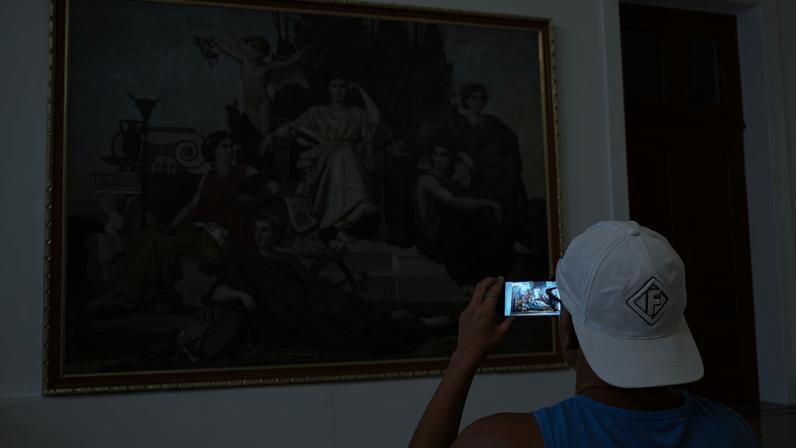 Rio de Janeiro - O Museu Nacional de Belas Artes (MNBA) comemora hoje (13) os 80 anos de sua criação com uma série de eventos e abertura de exposições( Tomaz Silva/Agência Brasil)