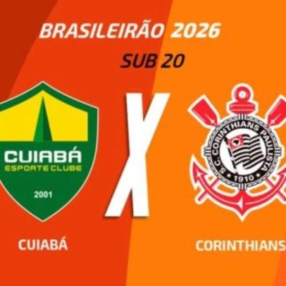 Cuiabá x Corinthians Sub-20: onde assistir, escalações e arbitragem