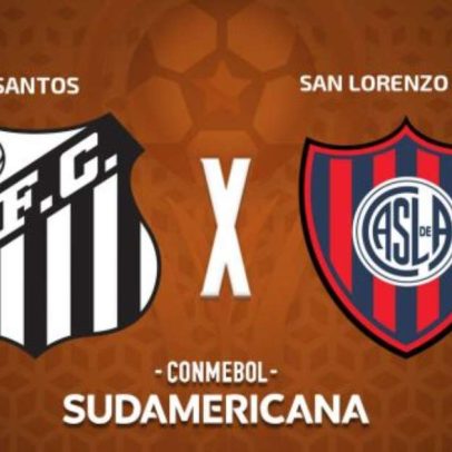 Santos enfrenta San Lorenzo: onde assistir, escalações e arbitragem