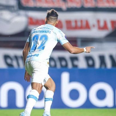 Braithwaite inicia recomeço no Grêmio após longa recuperação