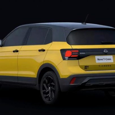 VW T-Cross Canarinho é pintado de amarelo para torcer pelo hexa