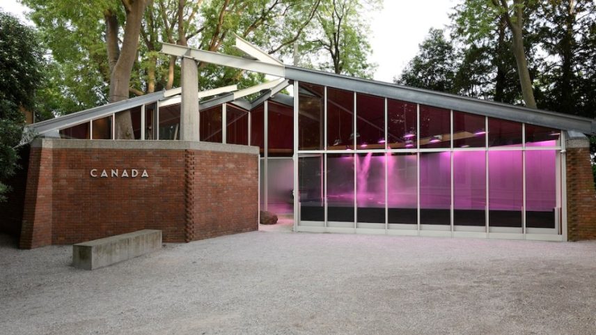 Installation view of "Abbas Akhavan: Entre chien et loup," 2026, Canada Pavilion, at the 2026 Venice Biennale. Commissioned by the National Gallery of Canada and presented in partnership with the National Gallery of Canada Foundation and the Canada Council for the Arts.