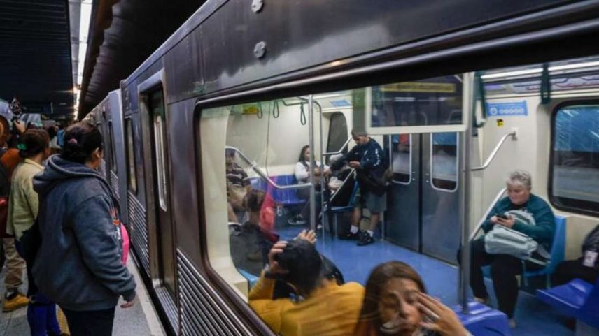 Movimentação em linha do Metrô de São Paulo.