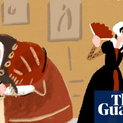 Henry VIII, o rei do rock'n'roll, retratado em cartoon de Stephen Collins