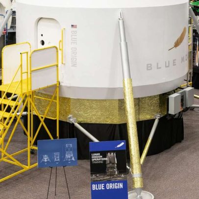Blue Origin leva protótipo lunar à NASA; SpaceX ainda não realizou o feito