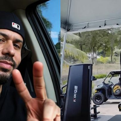 Zé Felipe ouve música após polêmica com foto de Virginia