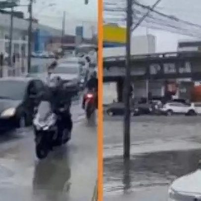 Recife registra alagamentos e chuva persiste até fim da semana