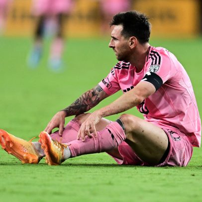 Messi é substituído com dores na coxa em jogo do Inter Miami