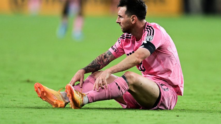 Messi é substituído com dores na coxa em jogo do Inter Miami