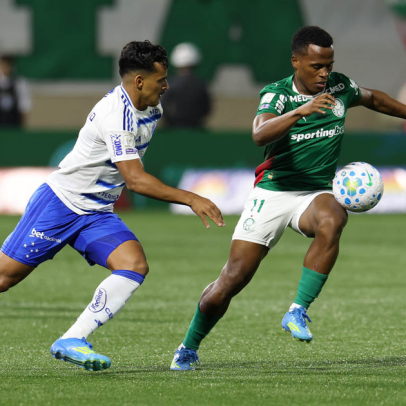 Palmeiras amplia tabu diante do Cruzeiro após empate em Barueri