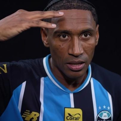 Tetê celebra gol decisivo pelo Grêmio e agradece Luís Castro