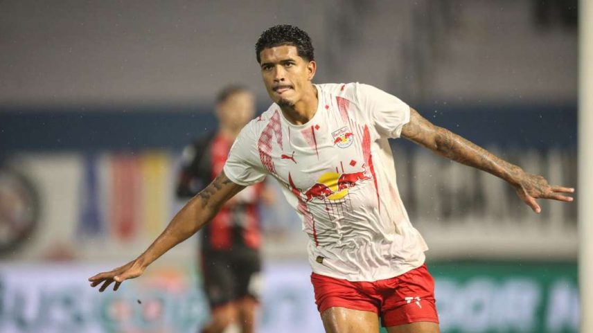 Lucas Barbosa, jogador do Red Bull Bragantino.