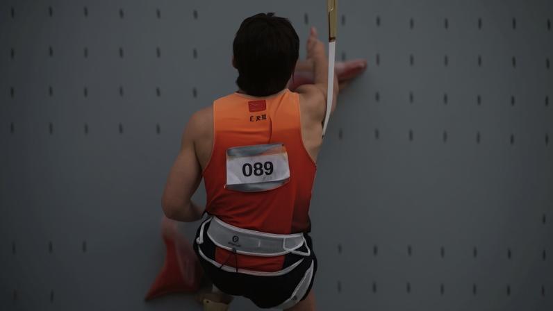 Zhao Yicheng quebrou recorde de escalada — Foto: Reprodução/Instagram