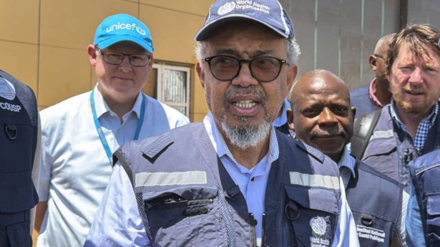 O diretor-geral da Organização Mundial da Saúde (OMS), que está na República Democrática do Congo desde quinta-feira, visitou neste sábado, 30 de maio de 2026, Bunia, capital da província de Ituri, epicentro da nova epidemia de ebola.