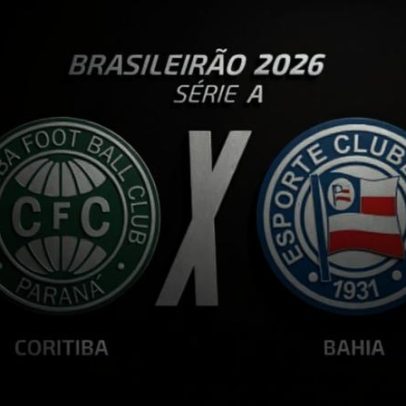 Coritiba x Bahia: onde assistir, escalações e arbitragem