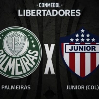 Palmeiras x Junior Barranquilla: onde assistir, escalações e arbitragem