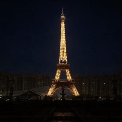 Paris chinesa atrai turistas com réplica da Torre Eiffel