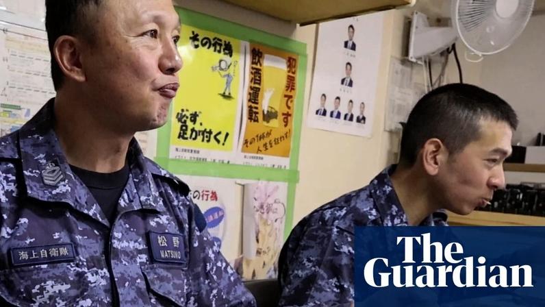 crew members aboard navy vessel Hashidate enjoy their regular curry while docked at Yokosuka, a naval base south of Tokyo.