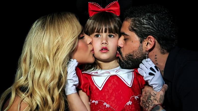 Virgínia, Zé Felipe e Maria Alice