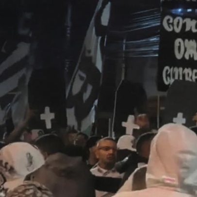 Protesto de torcedores volta a ditar pauta na votação do estatuto do Santos