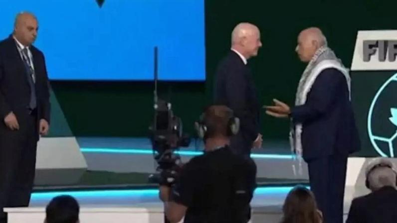 Climão entre representantes de Israel, Palestina e o presidente da FIFA em Congresso –