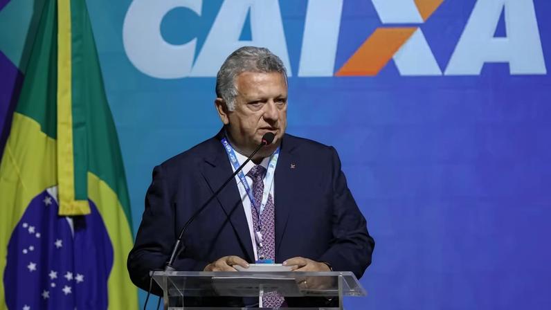 Carlos Vieira, presidente da Caixa — Foto: José Cruz/Agência Brasil
