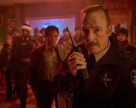 Goofy, quirky … Bob Odenkirk (front) in Normal.