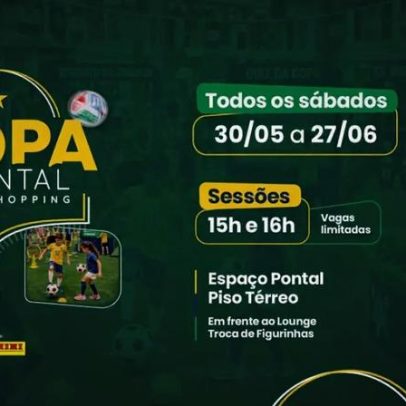 Copa no Pontal oferece programação infantil gratuita aos sábados