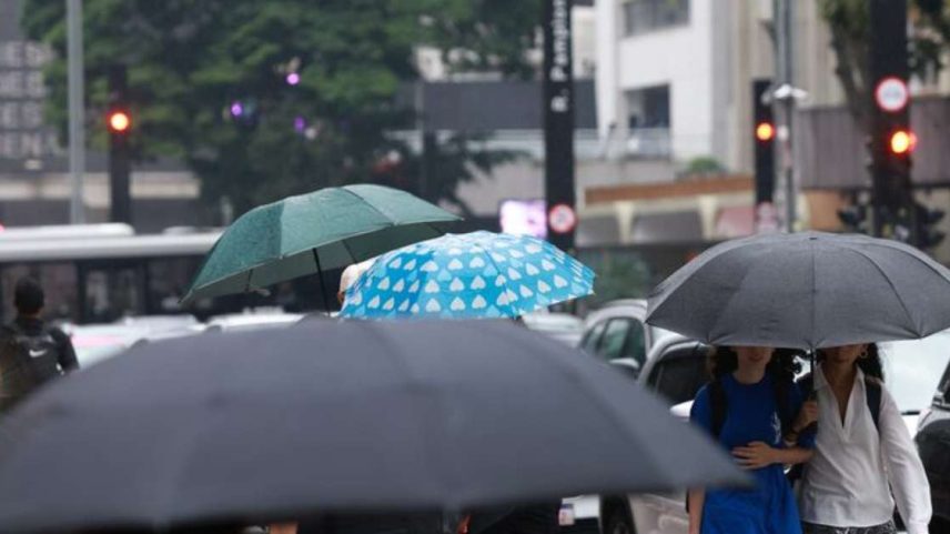 Na capital paulista e em toda a região metropolitana de São Paulo, há possibilidade de chuva entre 20 e 30 milímetros por hora
