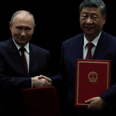 Putin e Xi discutem assuntos durante visita a Pequim, uma semana após Trump