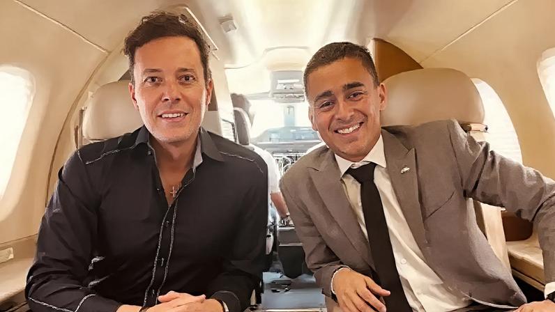 Deputado Federal Nikolas Ferreira (PL) em jato de Daniel Vorcaro