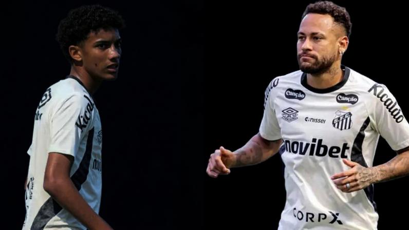 Neymar e Robinho Jr.