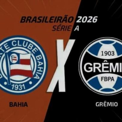 Bahia x Grêmio ao vivo às 14h30 pela Voz do Esporte