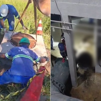 Égua cai em adutora e deixa mais de 700 bairros de BH e região sem água