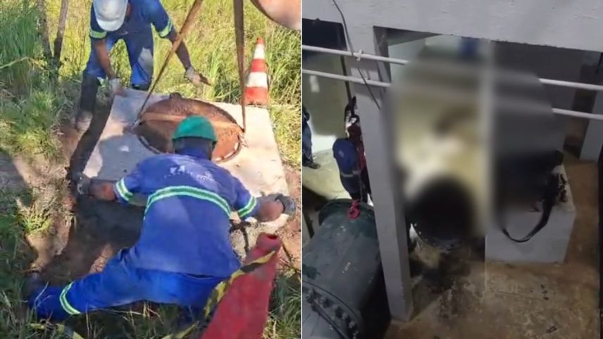 Égua cai em adutora e deixa mais de 700 bairros de BH e região sem água
