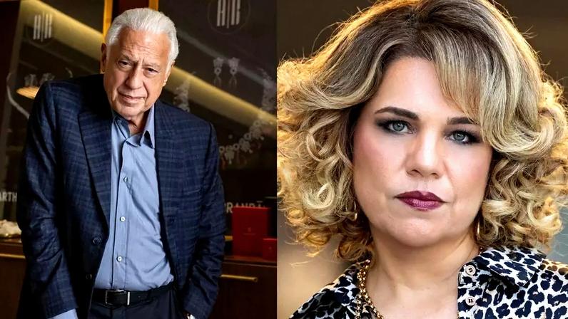 Pilar (Isabel Teixeira) tenta interditar Arthur (Antonio Fagundes) na novela 'Quem ama cuida'.