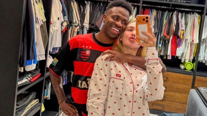 Virgínia destaca “dote” de Vini Jr em publicação nas redes —