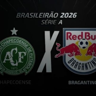 Chapecoense enfrenta Bragantino ao vivo às 17h com a Voz do Esporte
