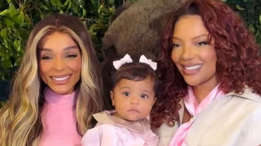 Ludmilla e Brunna Gonçalves comemoraram 1 ano da filha, Zuri.