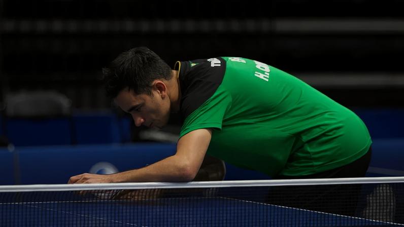 Hugo Calderano no Pan-Americano de Tênis de Mesa, em 2025 (Foto: ITTF Americas)