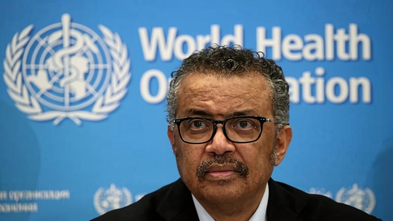 Tedros Adhanom, diretor-geral da OMS, durante coletiva de imprensa em Genebra