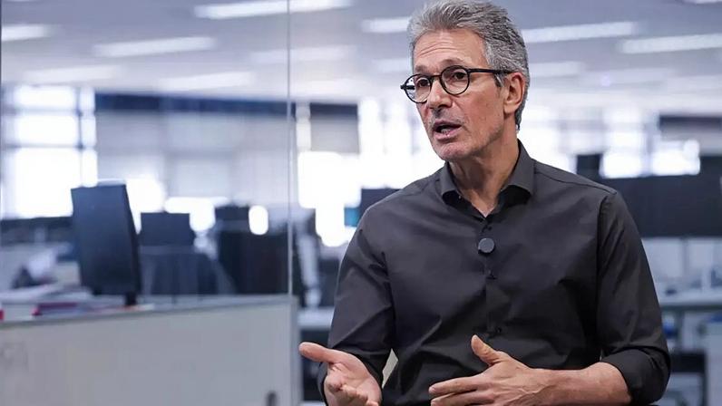 O ex-governador de Minas Gerais e pré-candidato a presidência Romeu Zema foi entrevistado pela TV Estadão