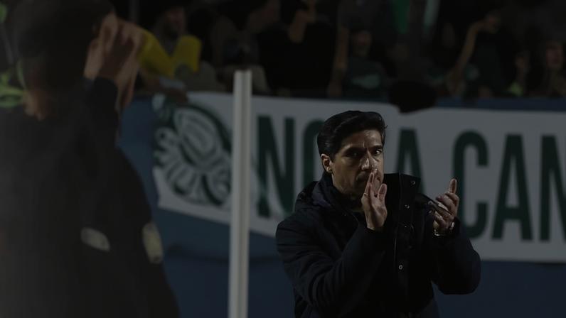 Abel Ferreira em Jacuipense x Palmeiras — Foto: Cesar Greco / Palmeiras