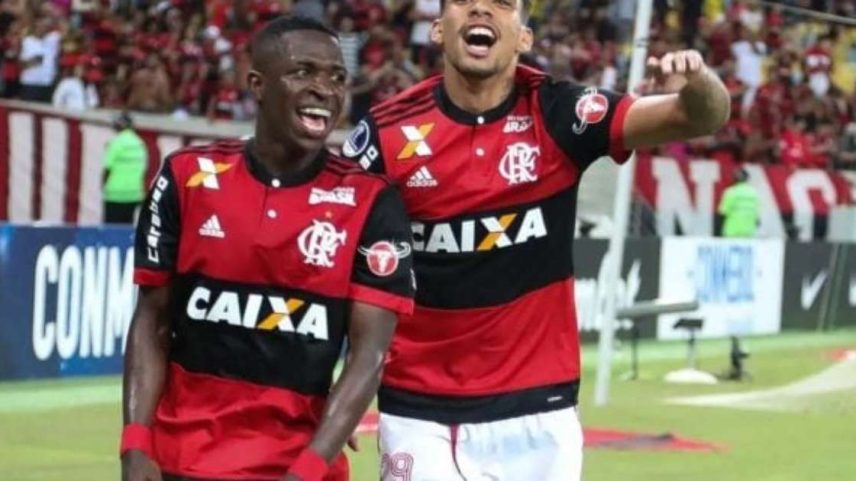 Paquetá e Vini Jr têm 86 jogos atuando juntos, sendo 49 pelo Flamengo –
