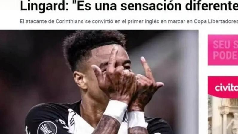 Jesse Lingard marcou seu primeiro gol na Libertadores –